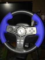 Volante e pedais PS3,entrada USB