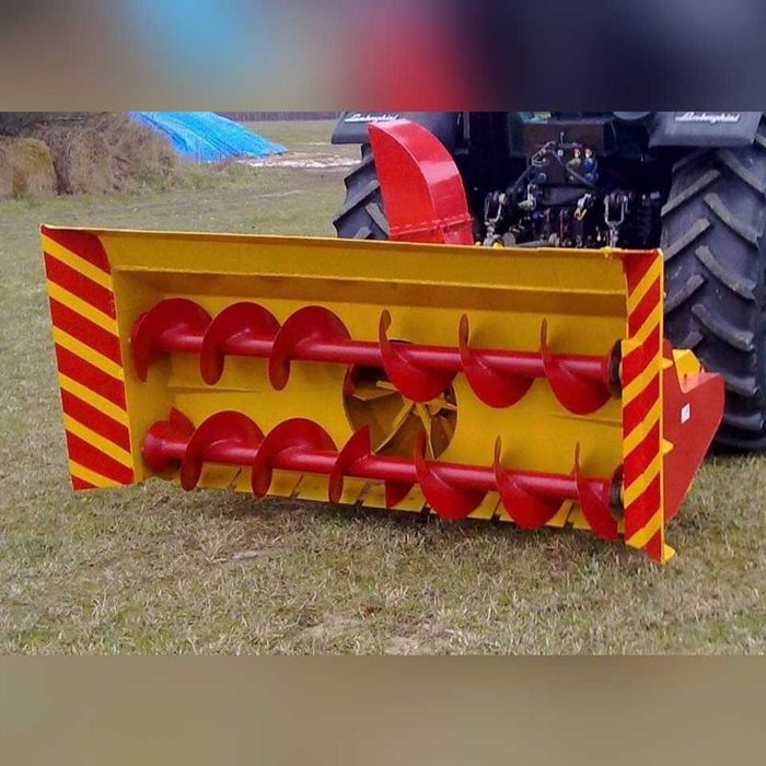 Pług wirnikowy - Dmuchawa do śniegu na ciągnik