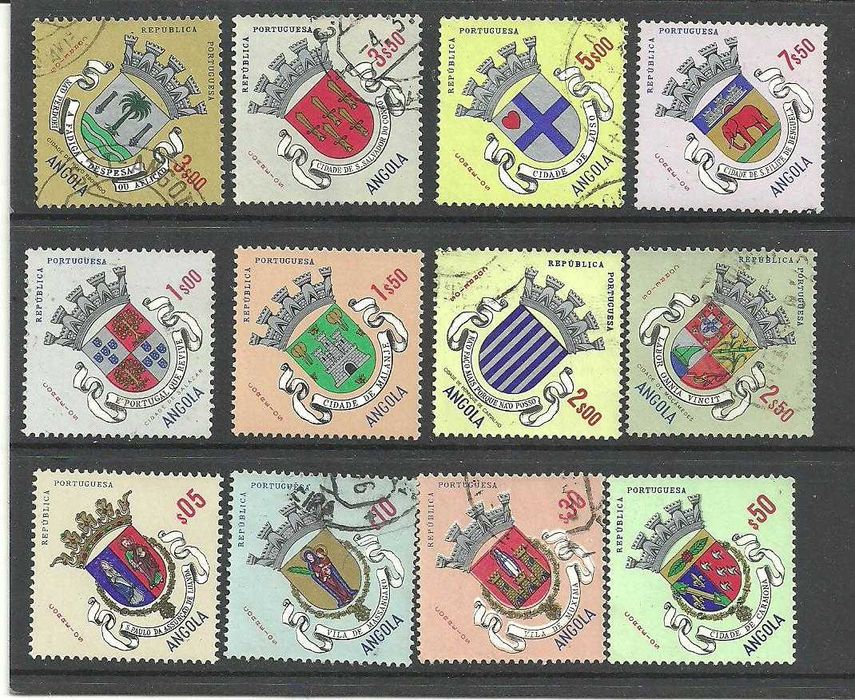 Escudos de Armas de Angola 1963 (1ª. - Emissão)