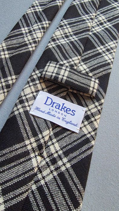 krawat wełniany DRAKE'S