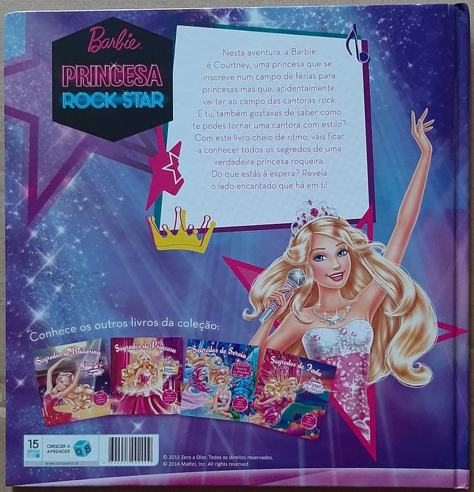 Livro - Barbie - Segredos de Rock Star