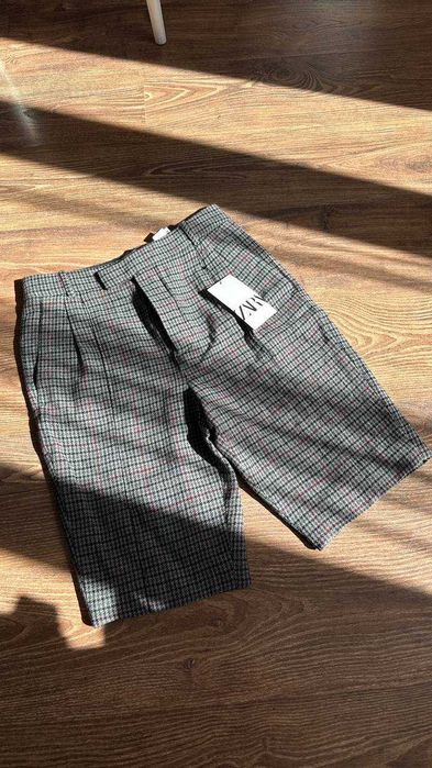 Шорти ZARA в клітинку