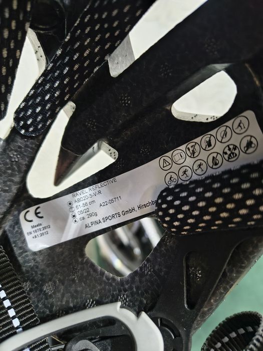 Zestaw Dwa razy kask rowerowy alpina reflective S I M