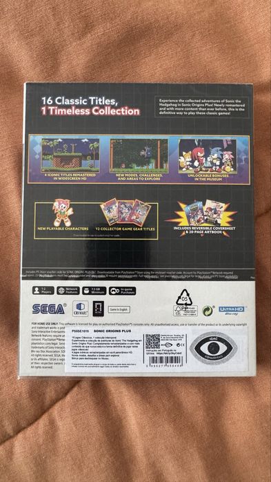 Sonic Origins Plus ps5 selado