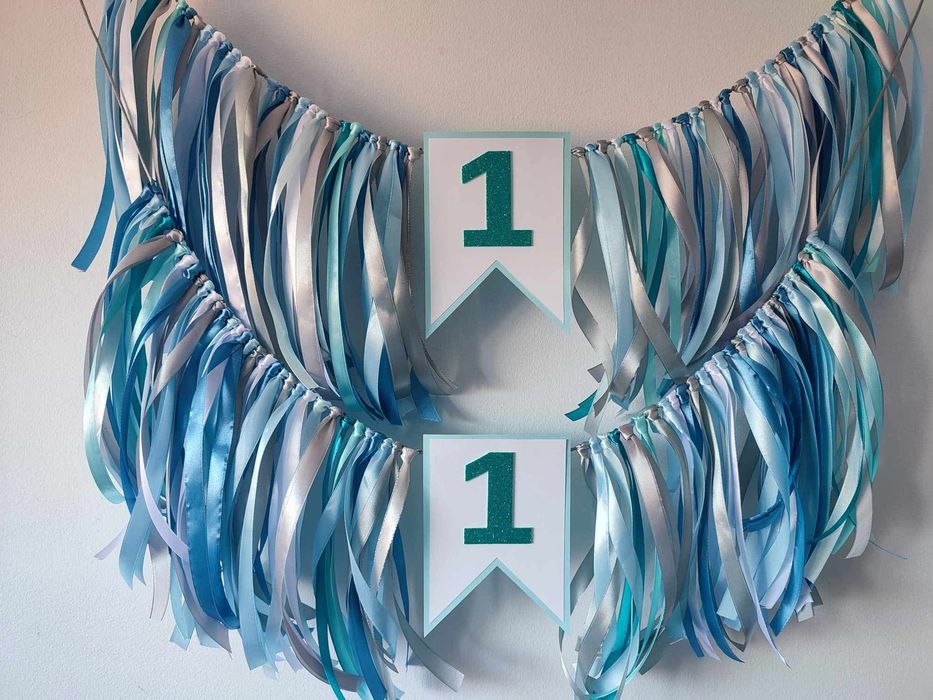 Girlanda dekoracyjna na krzesełko do karmienia na roczek