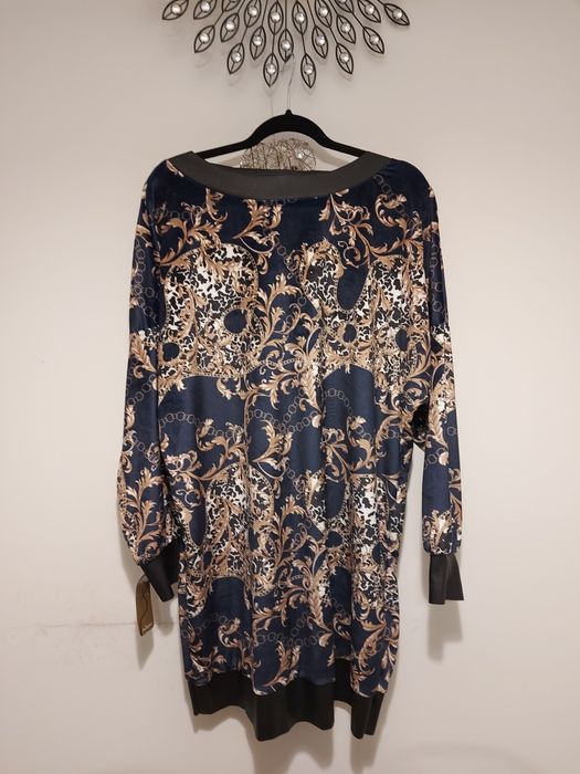 Sukienka welurowa damska WAWA