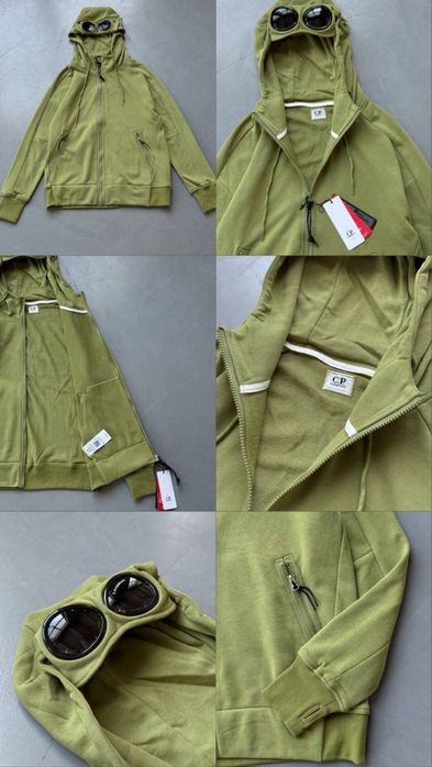 Зіп Худі C.P. Company з овальними лінзами/зип худи сипи компани