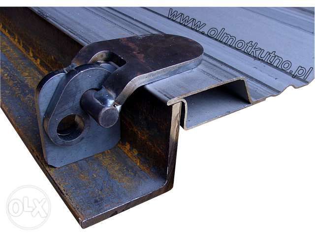 Dolne otwieranie burty, zawias dolny, wysyp dołem- komplet fi 22