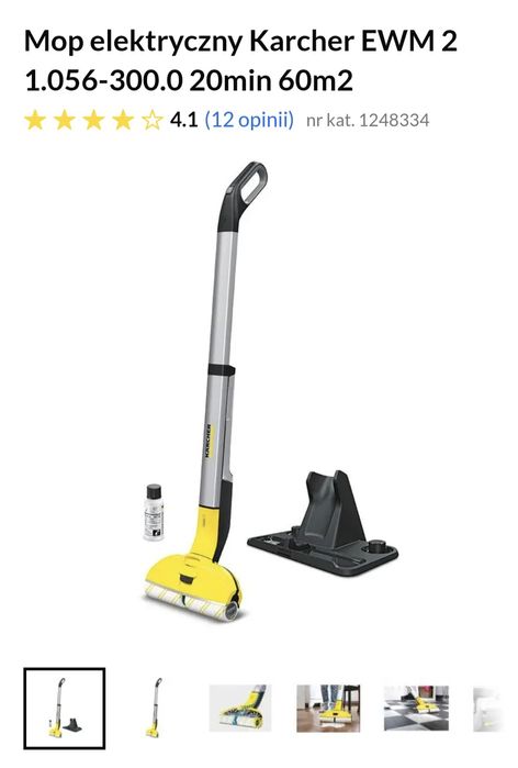 Mop elektryczny Karcher EWM 2