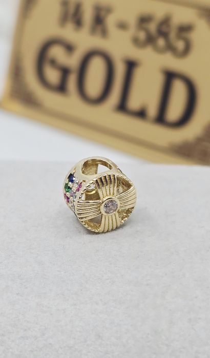 Złoty charms próba 585 14k