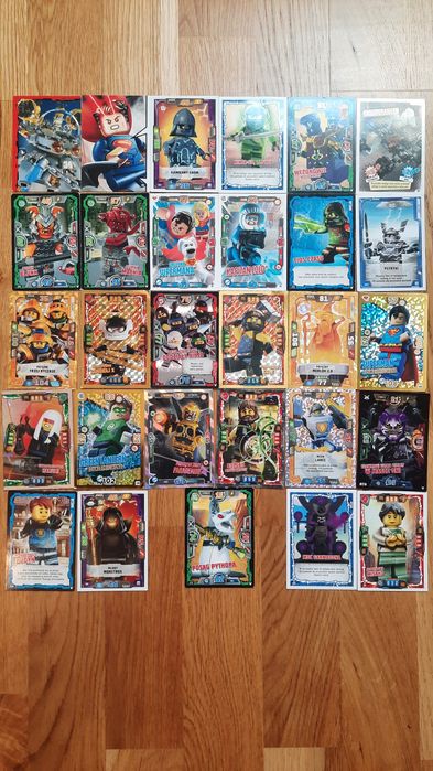29 kart Lego Ninjago, Nexo Knights i Batman