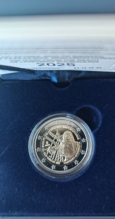 Grécia 2025 - Moeda 2€ Proof ,Laskarina Bouboulina