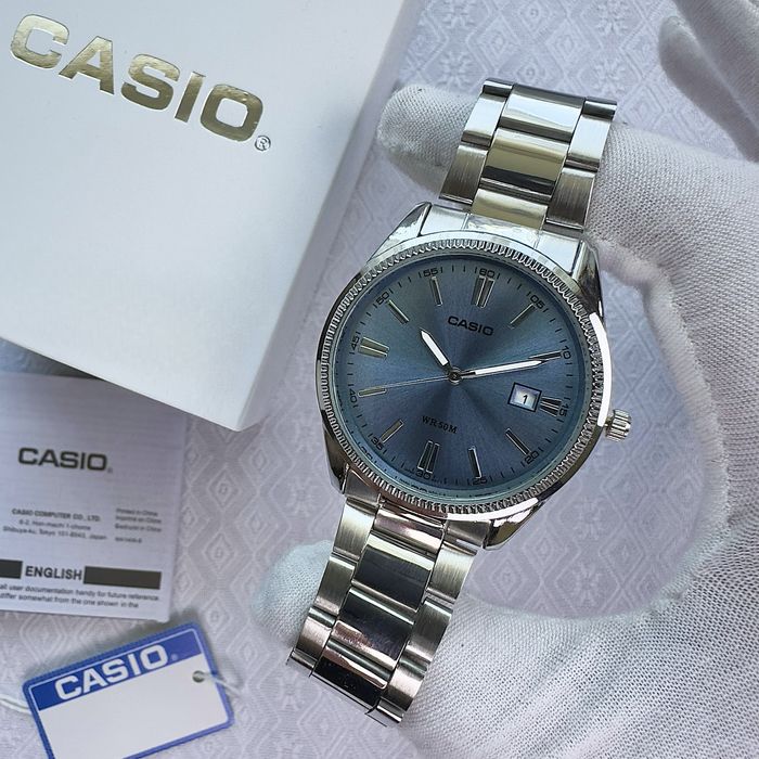 Годинник Casio MTP-1302 steel blue з Упакуванням
