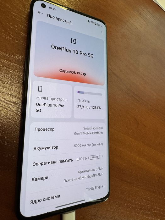 One Plus 10 Pro 8/128