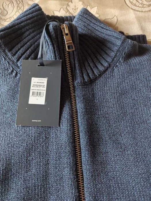 Новий чоловічий синій кардиган  Tommy Hilfiger .