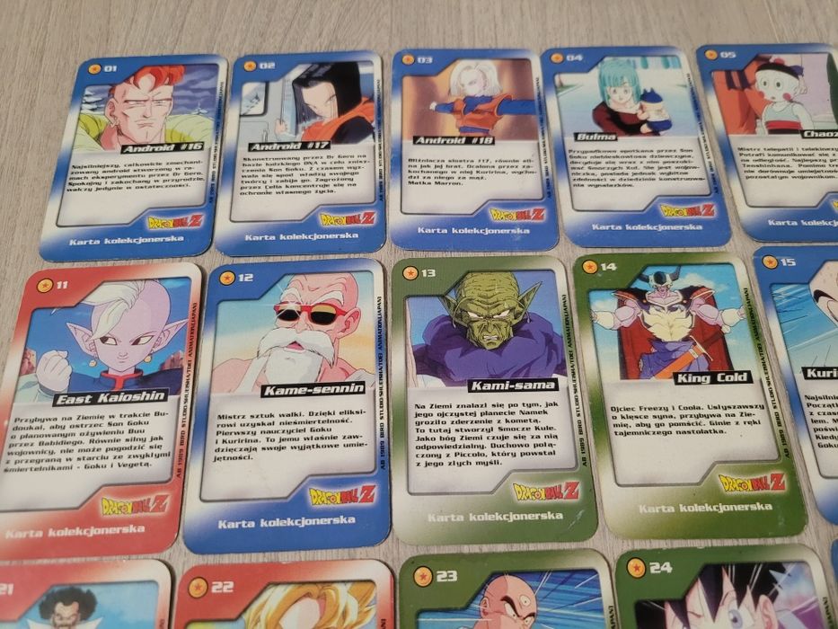 Karty Dragon Ball Chio - 50/50 kolekcjonerskie DBZ
