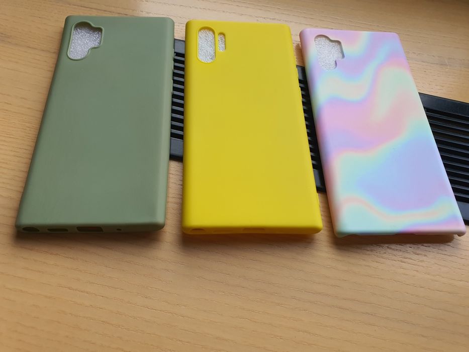 Чохол на Samsung Galaxy Note 10 Plus Яскравий Зелений Райдужний