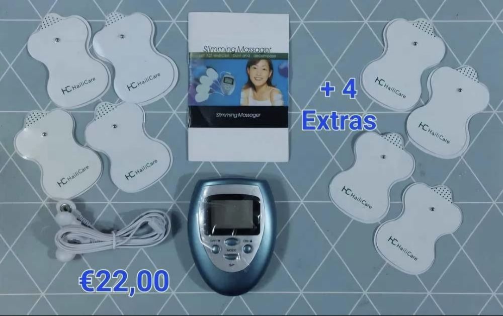 NOVO fisioterapia, massagem Eletroestimulador muscular, EMS + TENS.