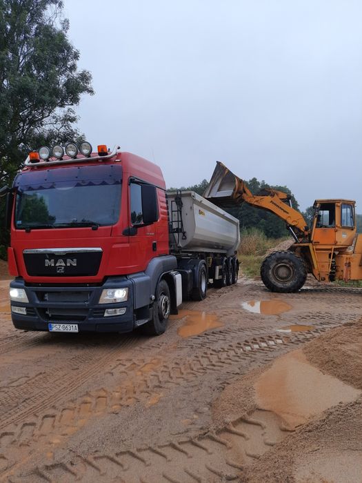 Uslugi ładowarką,minikoparką,koparko-ładowarką,uslugi transportowe