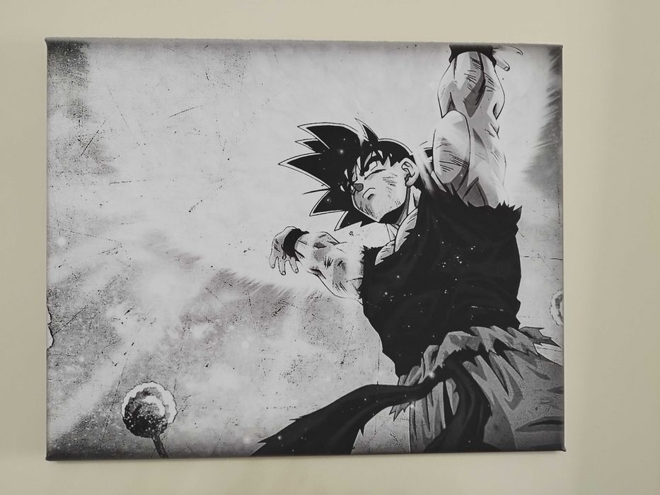 Obraz dragon ball z Kai super na ścianę mix wzorów