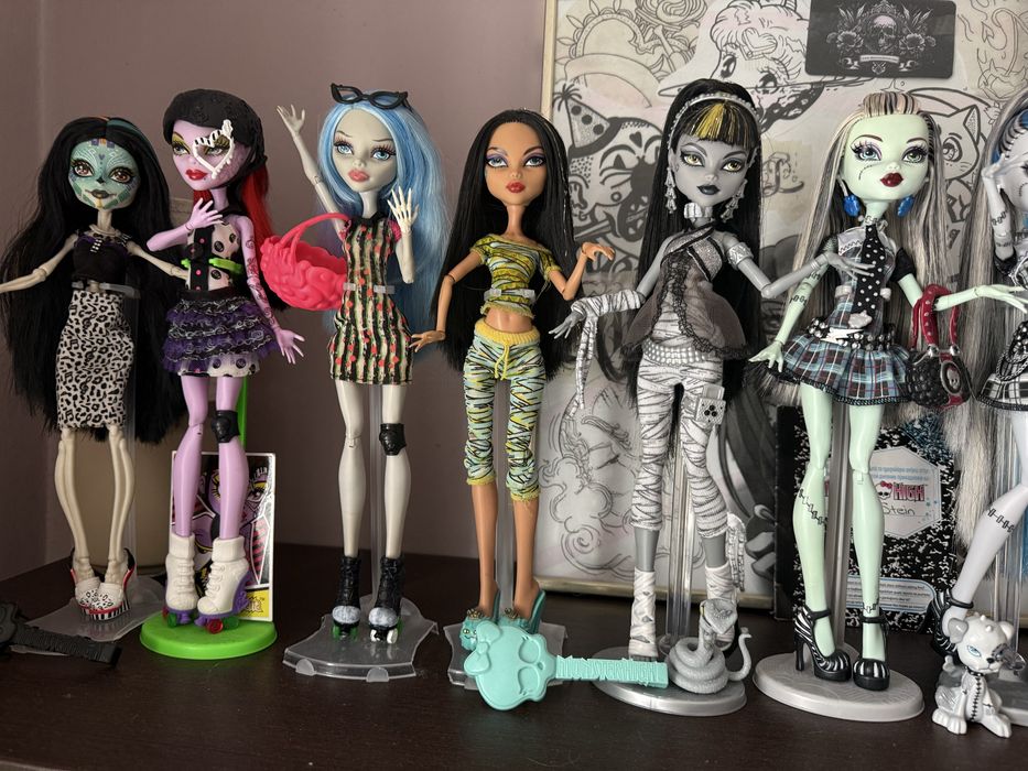 Lalki Monster High nowe w pudelku lub bez