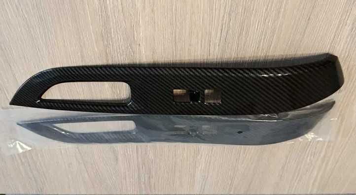 Карбонові накладки для підлокотників/ручок ЗАДНІХ дверей Хюндай Туксон