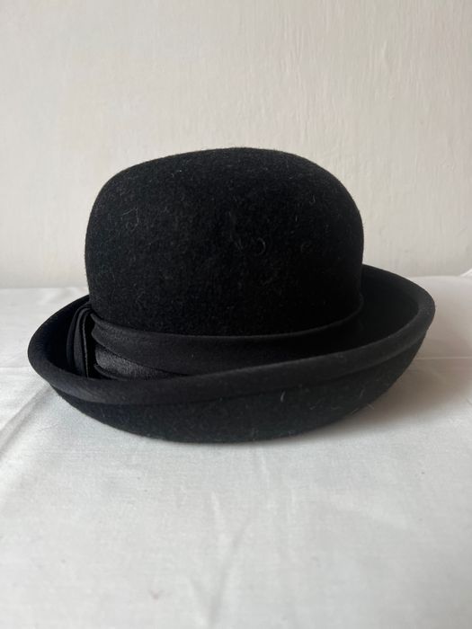 Kapelusz damski retro czarny 56