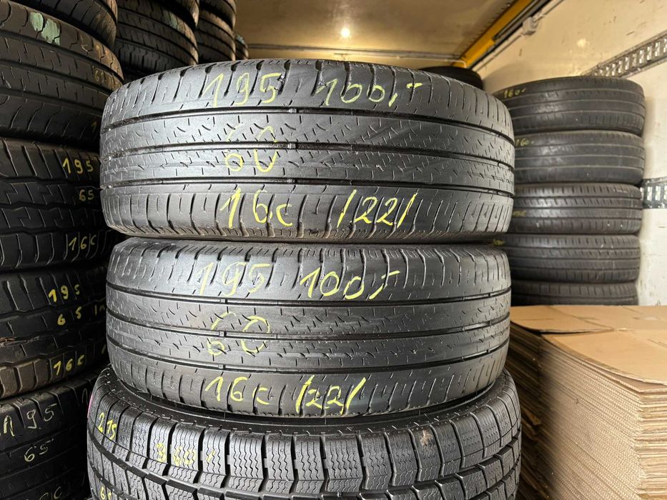 2X Opony Bus 195/60R16C 99/97H Goodyear EfficientGrip 6.8MM 2022R CAŁE