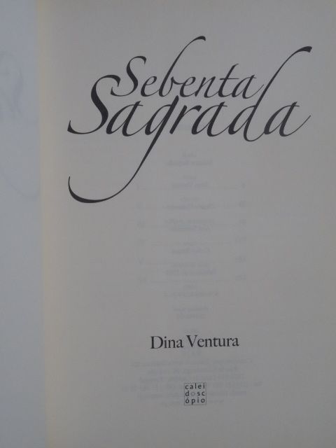 Sebenta Sagrada de Dina Ventura