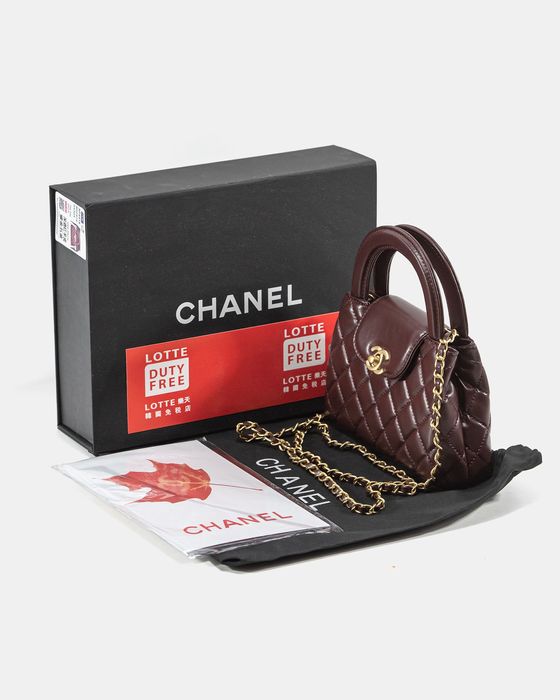 Сумка Chanel Mini / сумочка шанель міні бургунді