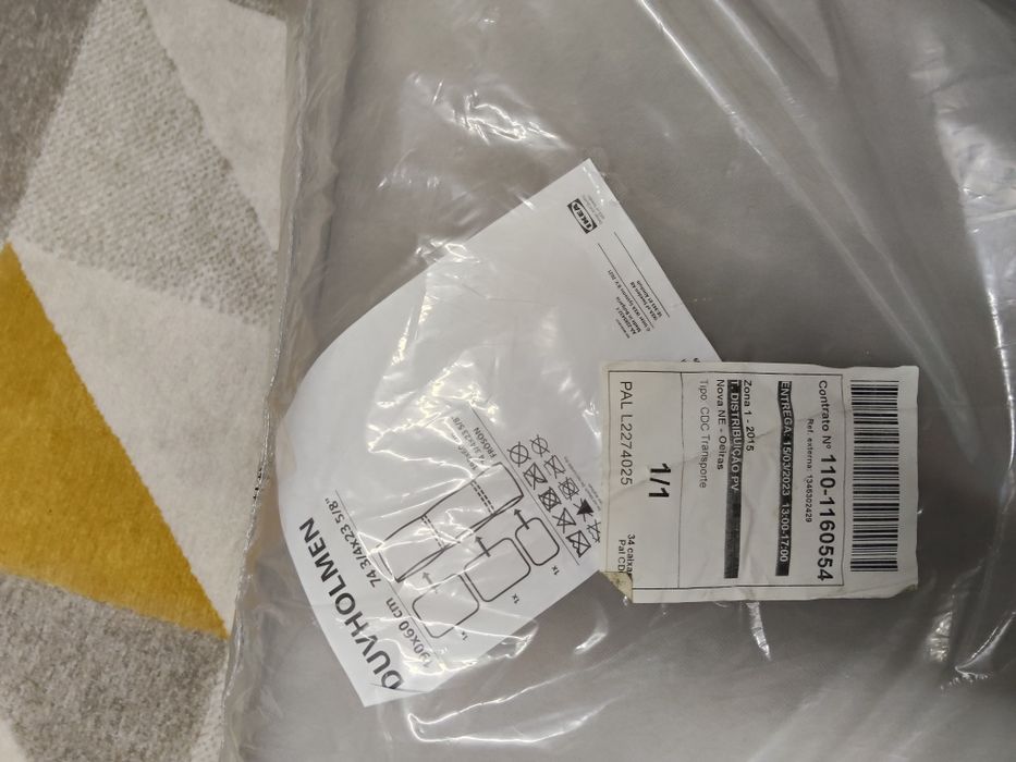 2 Conjuntos de 3 Almofadas Duvholmen IKEA para Espreguiçadeiras