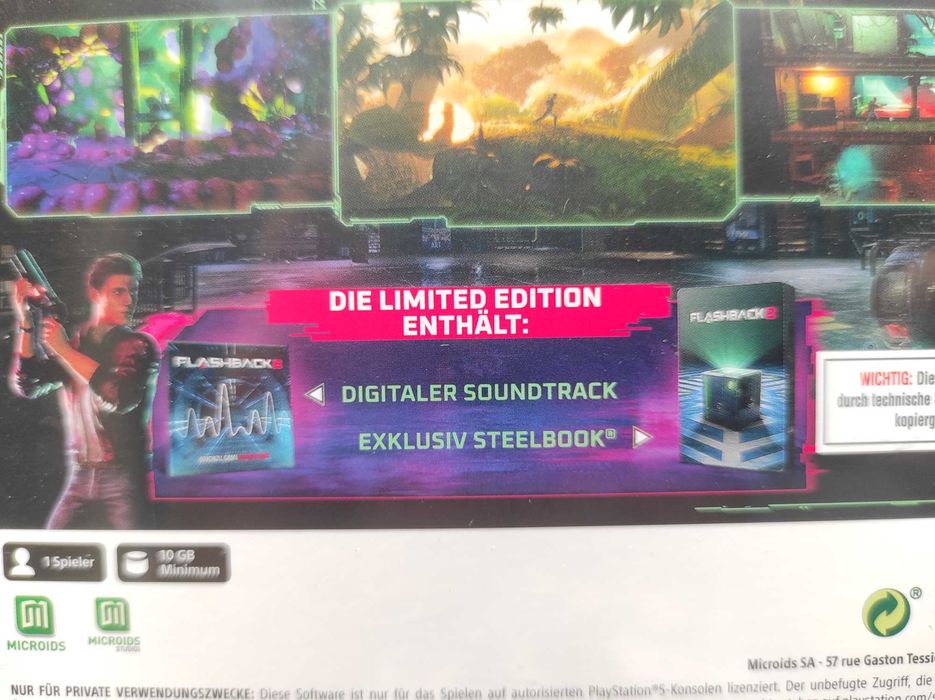 Flashback 2 Limited Edition Steelbook PL - PS5 - Nowa w folii