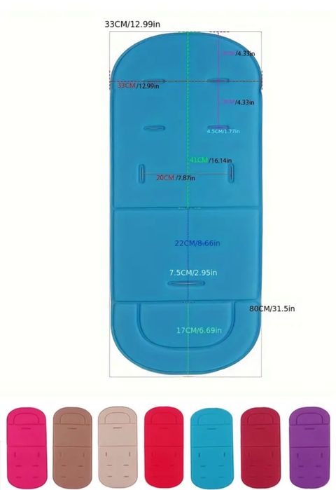 Подушка підкладка для дитячого стільчика, візочка