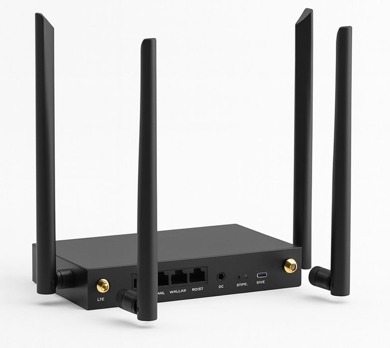 4G LTE WIFI-6 AX300 роутер под внешние антенны Plery R608 V2, SIM карт