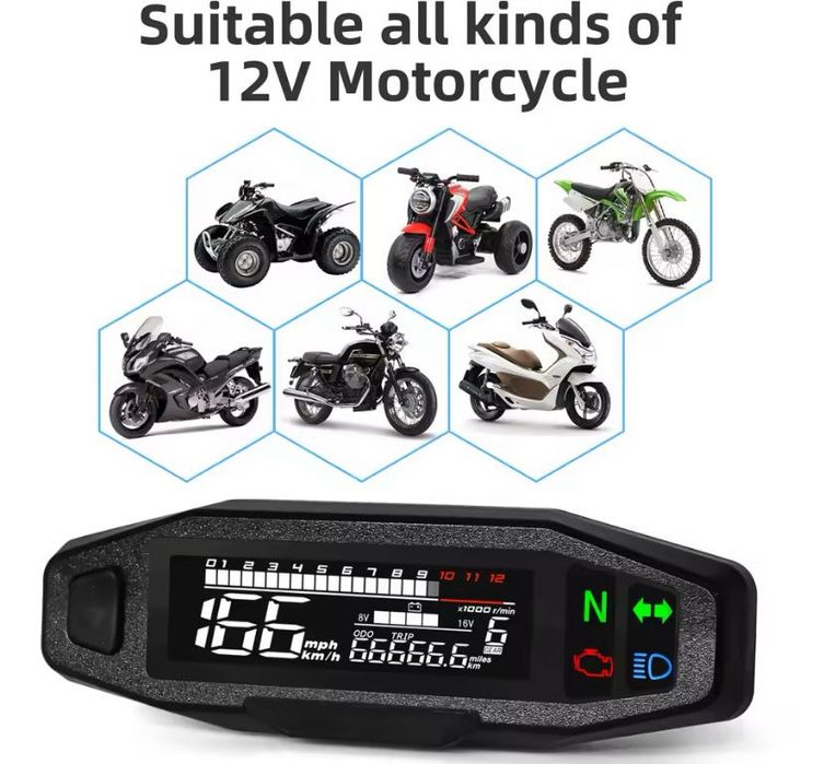 Приборна панель мото, універсальна. Kovi, Geon, Kayo