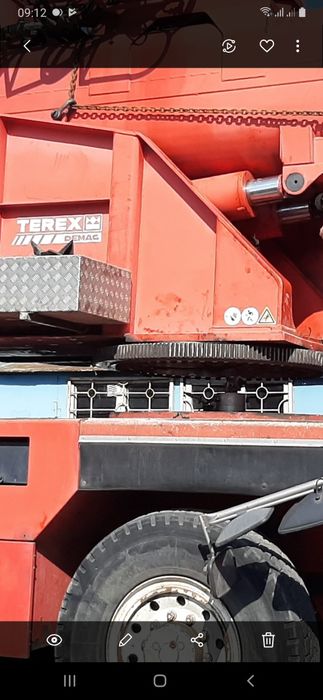 DEMAG terex кс опу круг автокран