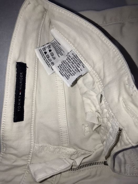 Tommy Hilfiger spodnie białe jeans 26_34