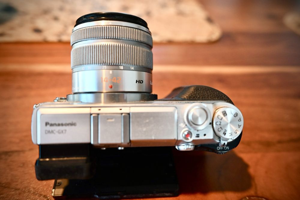 Panasonic LUMIX GX7 + 14-42 Mega OIS srebrny