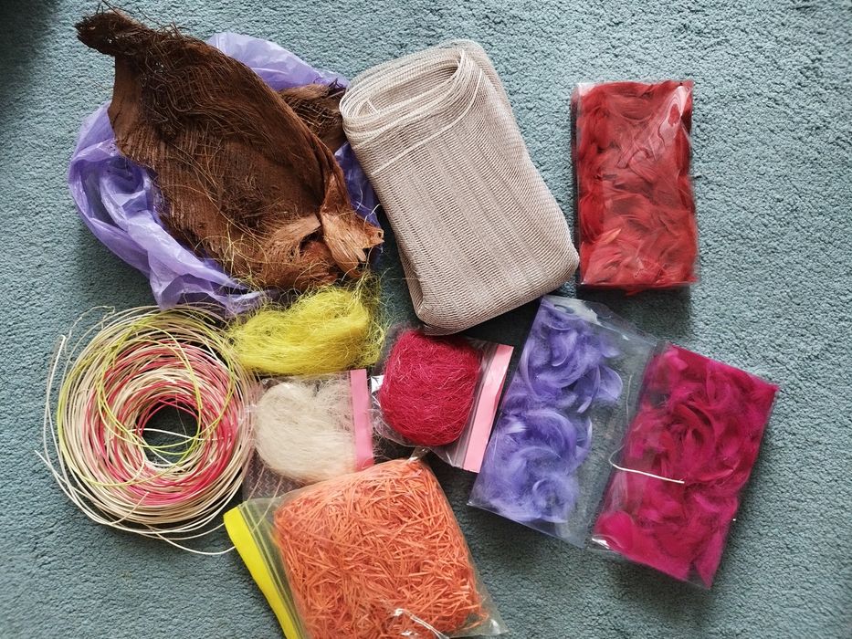 Artykuły florystyczne, kwiaciarnia, pozostałości, rękodzieło