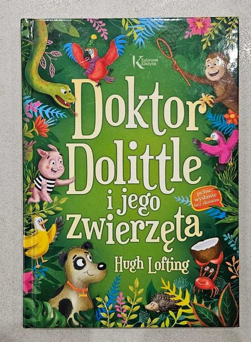 Doktor Dolittle i jego zwierzęta, Hugh Lofting. Jak nowa!