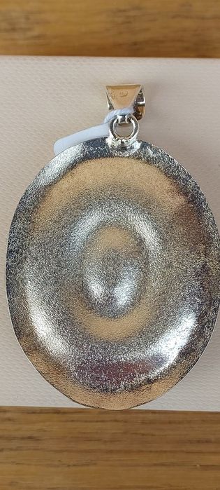 Zawieszka srebro 925 z agatem dendrydowym