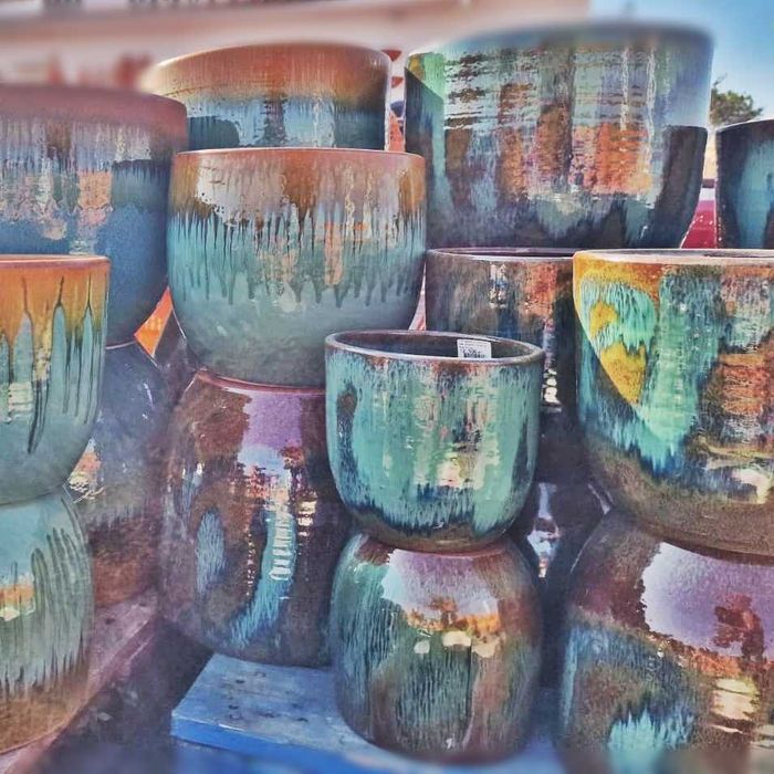 Vasos Cerâmicos Vidrados