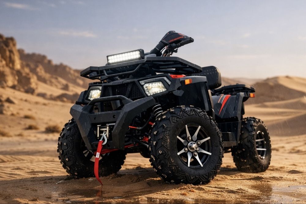 DUŻY QUAD 200CC Asix FOURCRAFT oparcie wyciągarka alufelgi raty dostaw