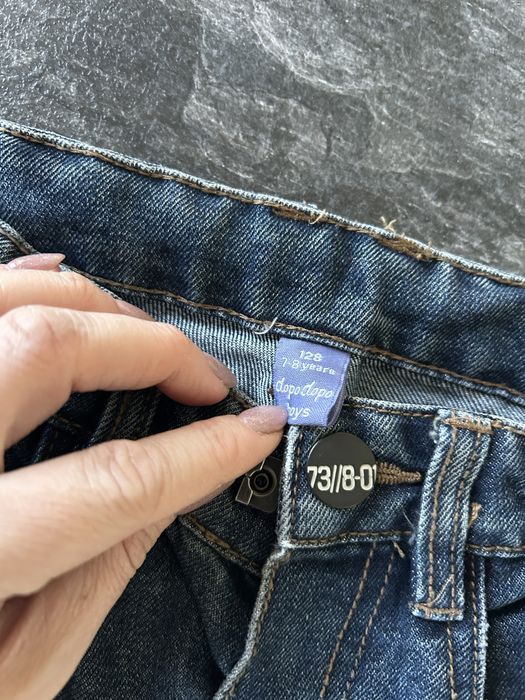 Jeans chłopięcy rozm 128