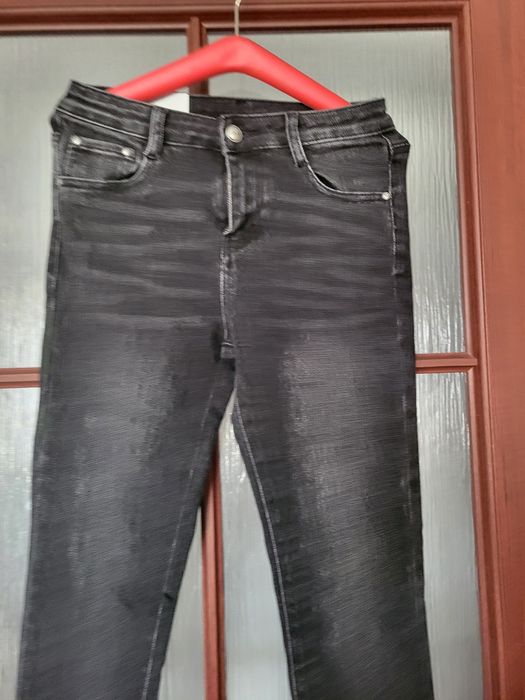 Spodnie jeans czarny xs
