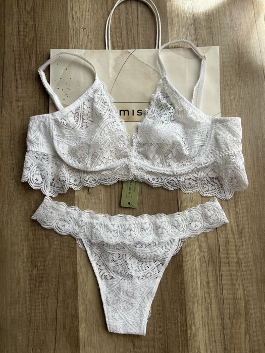 Intimissimi преміум шовк бюстгалтер бандо трусики набір,оригінал,люкс