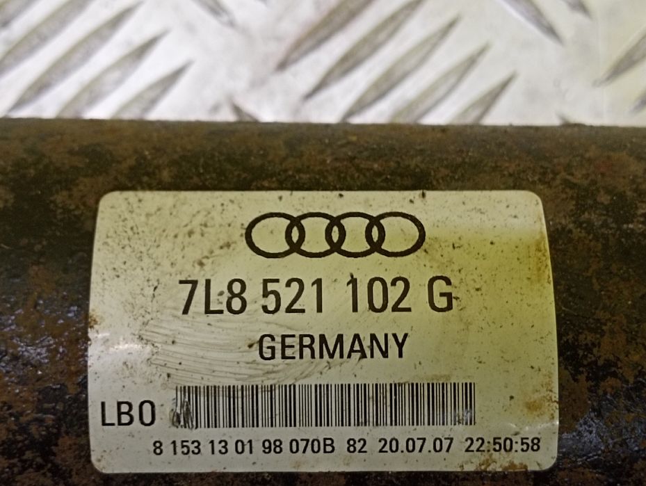 Кардан задній Audi Q7 4L 3.0 дизель Задний кардан Ауди КУ7 4Л Разборка