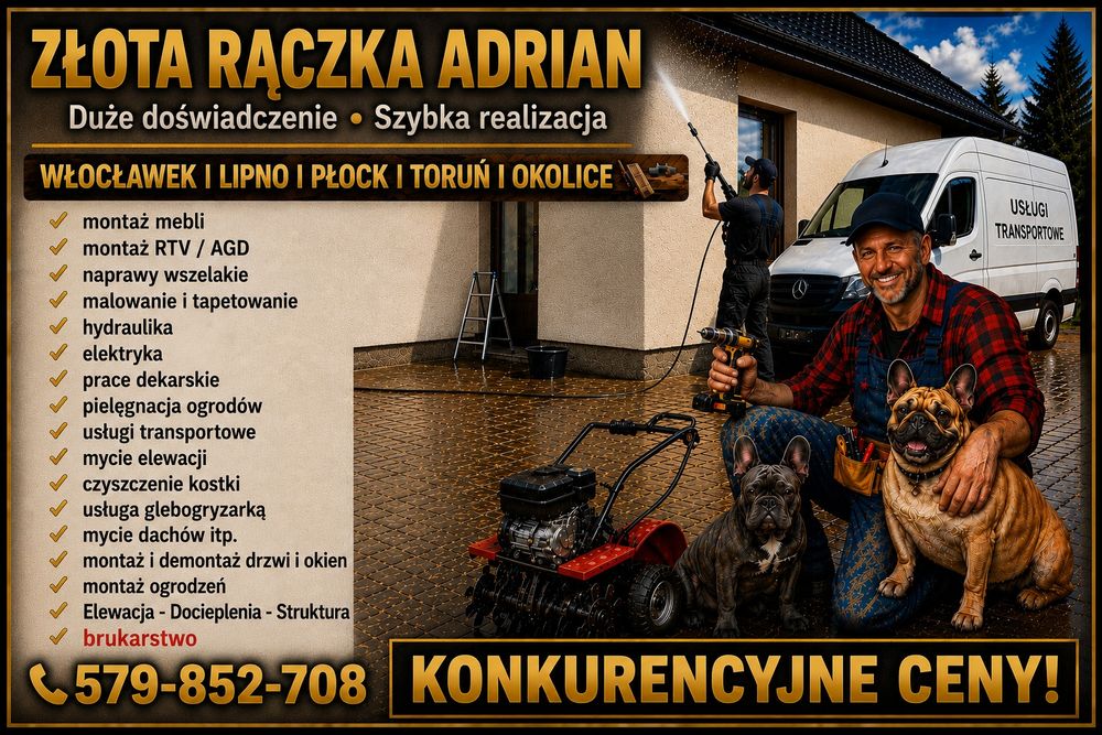 Złota rączka – pogotowie hydrauliczne-elektryczne szybko i solidnie