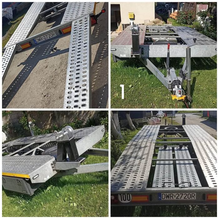 Wypożyczalnia,Przyczepa Laweta, Przyczepa, Przyczepki