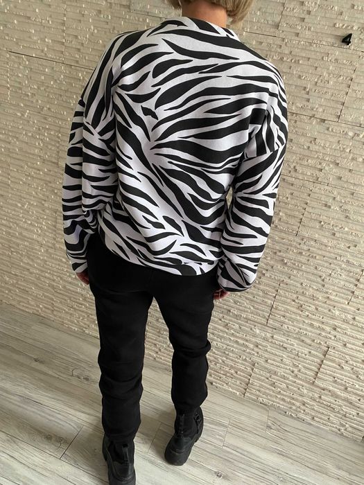 O la Bianka OLB komplet dres set zebra łańcuch ciepły M-L